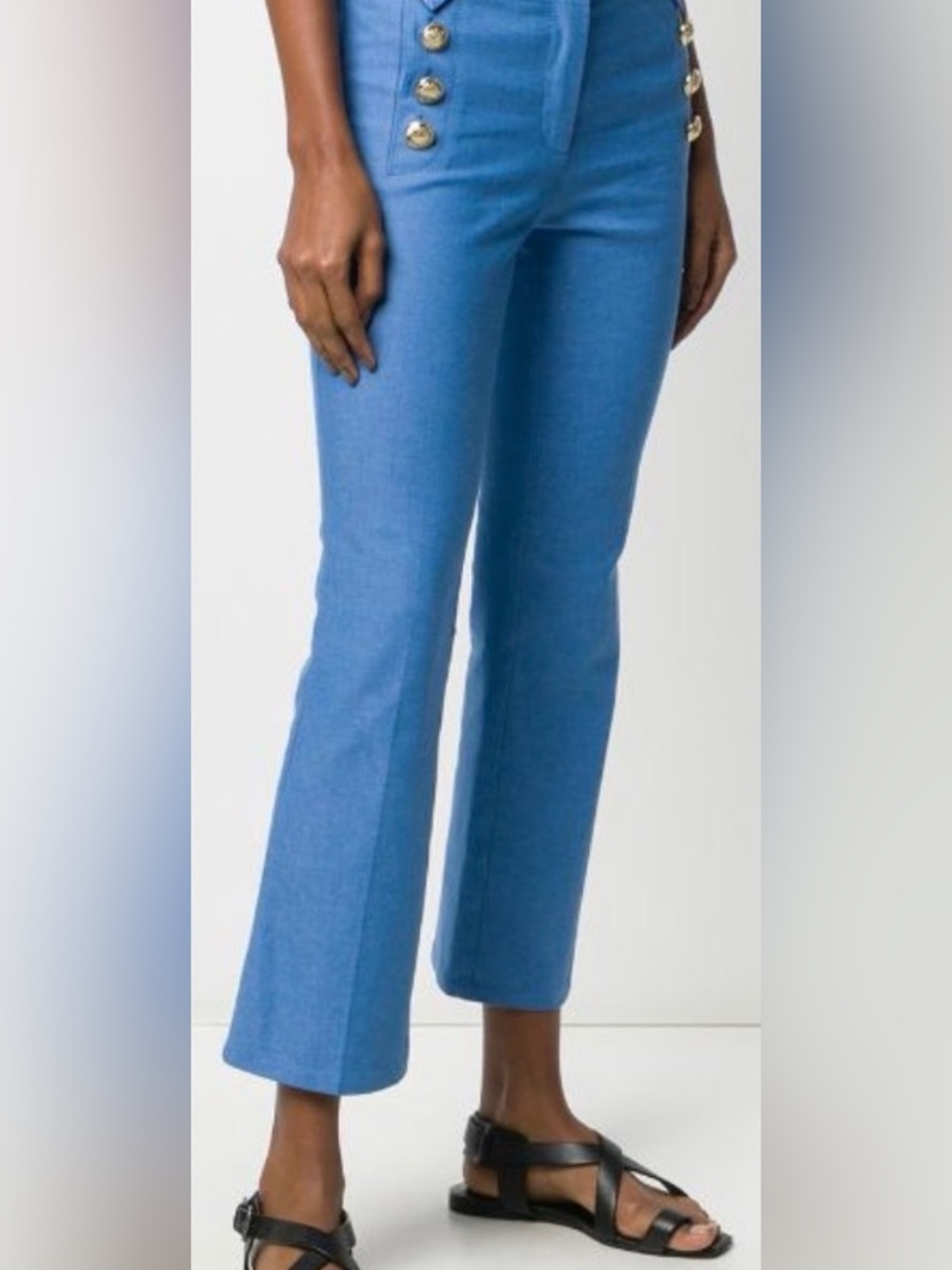 DEREK LAM 10 CROSBY Robertson Crop Flare Size 2